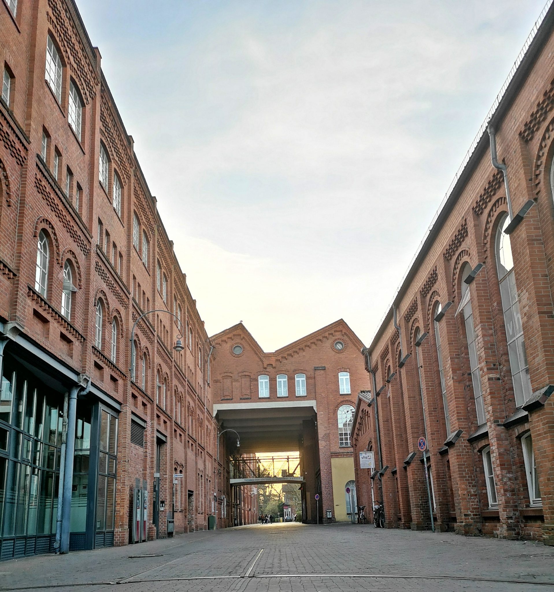 Die Fabrikfassade der ehemaligen Nordwolle.